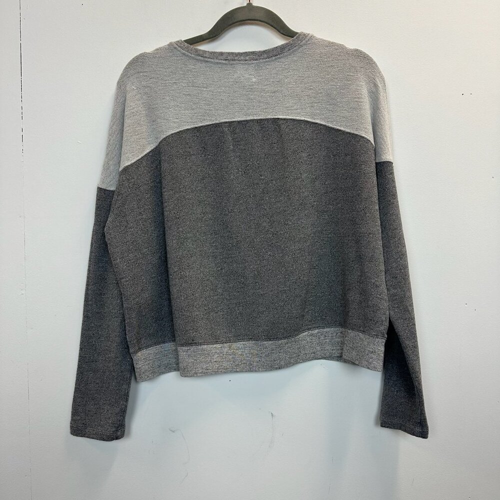Sundry "Locals Only" Cropped Pullover Sweatshirt Medium 2 - Picture 5 of 9